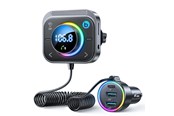Sähköauton lataus - SiGN Car Charger 30W (2xUSB-A / USB-C PD) - Black - SN-CL18