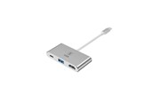 Näyttökaapeli - SiGN USB-C Hubb till HDMI 4K - USB-A 3.0 och USB-C 100W - PC0849