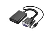 Näyttökaapeli - SiGN VGA Male to HDMI Female Converter with 3.5mm AUX - PC1784