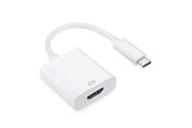 Näyttökaapeli - SiGN USB-C to HDMI Adapter - White - S-HDMI-0046