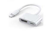 Näyttökaapeli - SiGN Lightning to HDMI Adapter 5V - 1A - White - SN-LIGHHDMIW