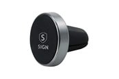 Puhelin - Muut lisävarusteet - SiGN Universal Magnetic Phone Holder for Car - Silver - TFS-L006S