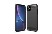 Puhelin - Kannet ja kotelot - SiGN Carbon Fiber Case for iPhone 11 - Black - SN-KOL11BLK