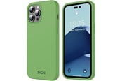 Puhelin - Kannet ja kotelot - SiGN Liquid Silicone Case for iPhone 14 Pro Max - Green - SN-SIL14PMJGreen