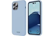Puhelin - Kannet ja kotelot - SiGN Liquid Silicone Case for iPhone 14 Pro Max - Blue - SN-SIL14PMSafir