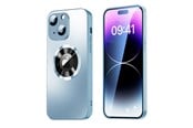 Puhelin - Kannet ja kotelot - SiGN Magnetic Case iPhone 15 Plus with lens protection and logo view - Blue - SN-TPU15PLB