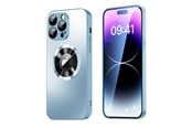 Puhelin - Kannet ja kotelot - SiGN Magnetic Case iPhone 15 Pro Max with lens protection and logo view - Blue - SN-TPU15PMB