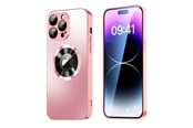 Puhelin - Kannet ja kotelot - SiGN Magnetic Case iPhone 15 Pro with lens protection and logo view - Pink - SN-TPU15PRP
