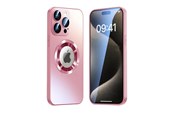Puhelin - Kannet ja kotelot - SiGN iPhone 17 Pro Magnetic Case with Lens Cover & Logo View - Pink - SN-TPU17PRosa