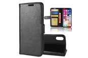 Puhelin - Kannet ja kotelot - SiGN Wallet case for iPhone X/XS - Black - 101108676A