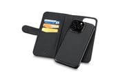 Puhelin - Kannet ja kotelot - SiGN Wallet cover 2-in-1 for iPhone 16 Pro - Black - SN2I1-IP16P