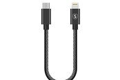 USB kaapelit - SiGN USB-C to Lightning Cable 20W - 0.25m - Black - SN-25B