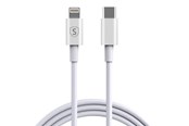 USB kaapelit - SiGN USB-C to Lightning Cable 20W - 0.25m - White - SN-25W