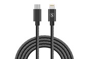 USB kaapelit - SiGN USB-C to Lightning Cable 2.1A - 2m - Black - SN-2B