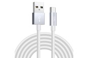 USB kaapelit - SiGN SuperCharge USB-C cable 5A - 25W - 2m - White - SNCAB-5AW2M
