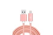 USB kaapelit - SiGN USB to Lightning Cable - 2.1A - 3m - Nylon - Pink - SNCAB-LIGH3MROSA
