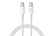 USB kaapelit - SiGN Fast Charging Cable USB-C to USB-C 60W - 3A - 1m USB-C PD - White - SNCAB-USBCCW