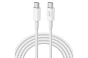 USB kaapelit - SiGN Fast Charging Cable USB-C to USB-C 60W - 3A - PD - 3m - White - SNCAB-USBCCW-2