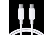 USB kaapelit - SiGN 100W USB-C to USB-C Cable - 2 meters - White | Fast Charging - SN-CC200W