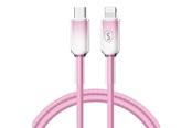 USB kaapelit - SiGN Dynamic Series USB-C to Lightning Cable 2.4A - 1m - Pink - SN-D-PINKCL1M