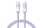 USB kaapelit - SiGN Dynamic Series USB-C to Lightning Cable 2.4A - 1m - Purple - SN-D-PURPLECL1M