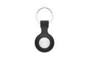 Puhelin - Muut lisävarusteet - SiGN Apple Airtag Key Ring with Silicone Case - Black - 680300074A