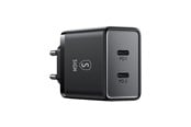 Puhelin - Adapterit & Laturit - SiGN Dual USB-C PD Charger 40W - Black - SN-PD40B