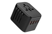 Puhelin - Adapterit & Laturit - SiGN Universal Travel Adapter with USB ports - 20W - Black - SN-RESAD