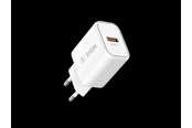 Puhelin - Adapterit & Laturit - SiGN Fast Charger USB-A QC 3.0 - 18W - 3A - White - SN-WH001
