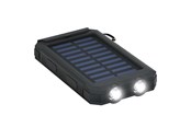 Powerbank - SiGN Powerbank with Solar cells - Black - 8000 mAh - SNPB-SOLC