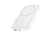 Powerbank - SiGN Magnetic Wireless Mini Powerbank - USB-C - USB-A - White - 10000 mAh - SN-W020-W