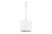USB kaapelit - SiGN Lightning & USB Camera Adapter 5V - 1A - White - SN-IPLH2i1CAM