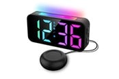 Smart Home - Älykoti - SiGN RGB Digital Alarm Clock with Vibrator - Black - SN-ALARM-CK