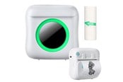 Tulostimet - SiGN Mini printer Bluetooth 200 dpi Label Printer with a roll - White - SN-MINIPNTER