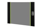 Räkit - Rack - DIGITUS Unique Series - front door - glass - 9U - DN-19 D-09-U-SW