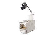 Verkkokaapelit - METZ CONNECT network connector - metallike - Hopea - 130B13-E