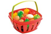 Roolileikit - Ecoiffier Kori m/hedelmiä ja vihanneksia 23cm - E966