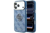 Puhelin - Kannet ja kotelot - GUESS 4G & Big Resin Logo Case for iPhone 17 Pro Max / 18 Pro Max - Light Blue - 3666339653712