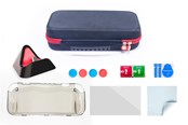 Pelit - lisävarusteet - iMP TECH Protect and Charge Pack - Black and Red - Bag - Nintendo Switch 2 - NSW2PROTCHG01