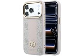 Puhelin - Kannet ja kotelot - GUESS 4G with Stripe Round and Classic Logos MagSafe case for iPhone 17 Pro / 18 Pro - pink - 3666339652623