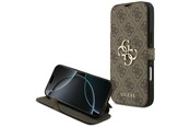 Puhelin - Kannet ja kotelot - GUESS Book 4G Metal Logo Case for iPhone 18 Pro Max / 17 Pro Max - Brown - 3666339673642
