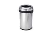 Jätteiden lajittelu - Simplehuman avoin roska-astia – Bullet – 80 L – harjattu ruostumaton teräs - CW1469