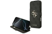 Puhelin - Kannet ja kotelot - GUESS Book 4G Metal Logo Case for iPhone 18 Pro Max / 17 Pro Max - Black - 3666339673628