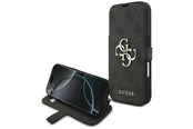 Puhelin - Kannet ja kotelot - GUESS Book 4G Metal Logo Case for iPhone 18 Pro / 17 Pro - Black - 3666339673611