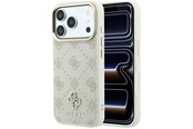 Puhelin - Kannet ja kotelot - GUESS Peony 4G Small Logo MagSafe Case for iPhone 17 Pro Max / 18 Pro Max - Beige - 3666339654238