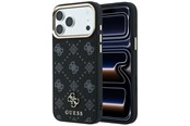 Puhelin - Kannet ja kotelot - GUESS Peony 4G Small Logo MagSafe Case for iPhone 17 Pro Max / 18 Pro Max - Black - 3666339654115