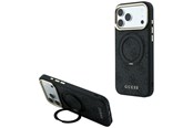Puhelin - Kannet ja kotelot - GUESS Ring Stand 360 4G Classic Logo MagSafe Case for iPhone 17 Pro Max / 18 Pro Max - Black - 3666339654672