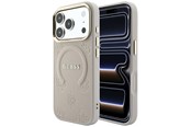 Puhelin - Kannet ja kotelot - GUESS Saffiano Peony & Ring MagSafe Case for iPhone 17 Pro Max / 18 Pro Max - Pink - 3666339654559