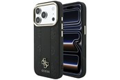 Puhelin - Kannet ja kotelot - GUESS Stripe Peony 4G Logo MagSafe Case for iPhone 17 Pro / 18 Pro - Black - 3666339653224