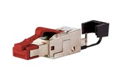 Verkkokaapelit - METZ CONNECT network connector - red - Punainen - 130G405032-E